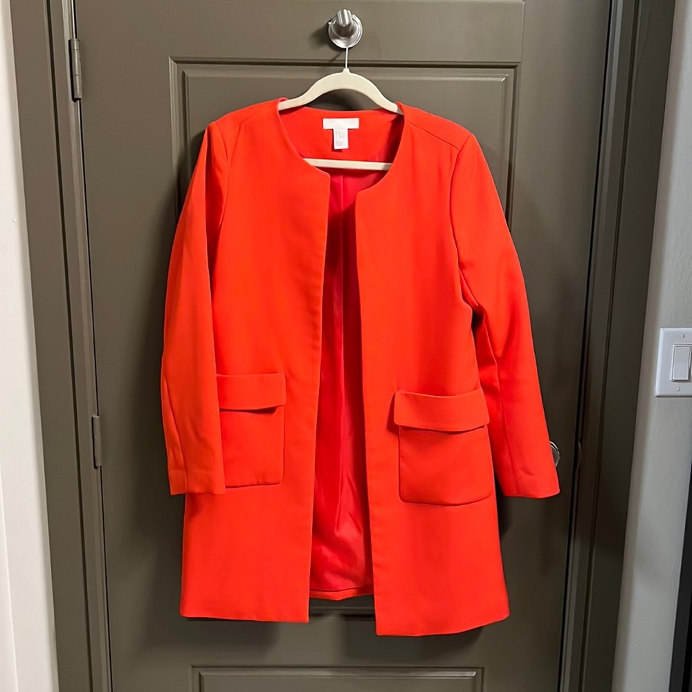 H&M Red Jacket - size 10 - Like New
